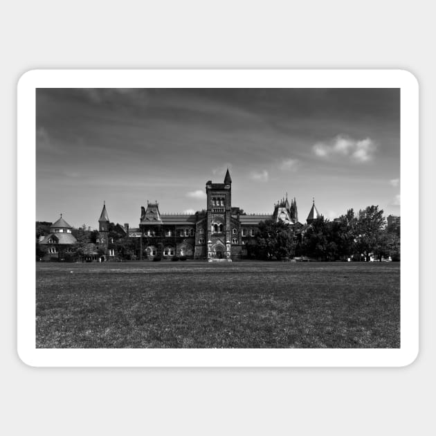 University College Main Building Toronto Canada Sticker by learningcurveca